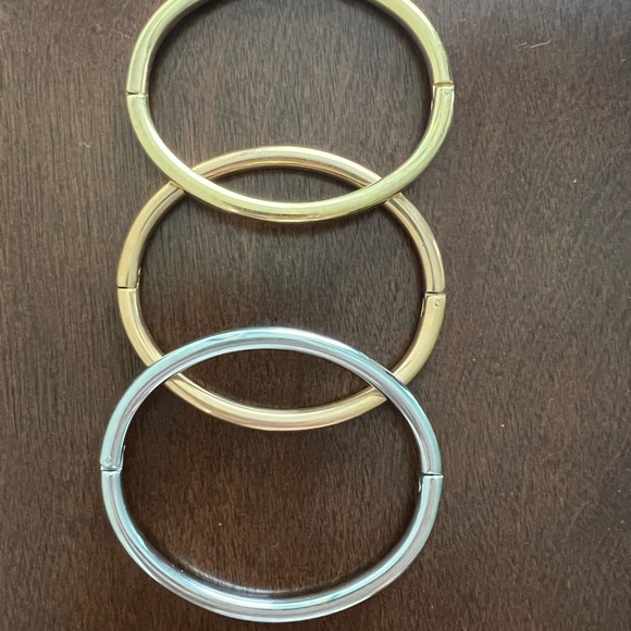 3 Hinged Bangles - Picture 2 of 3